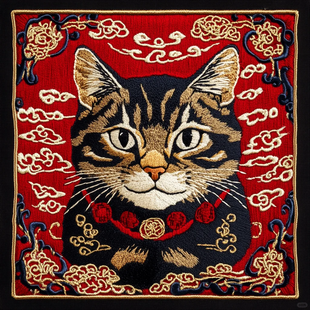 用DeepSeek设计刺绣徽章被美晕了。