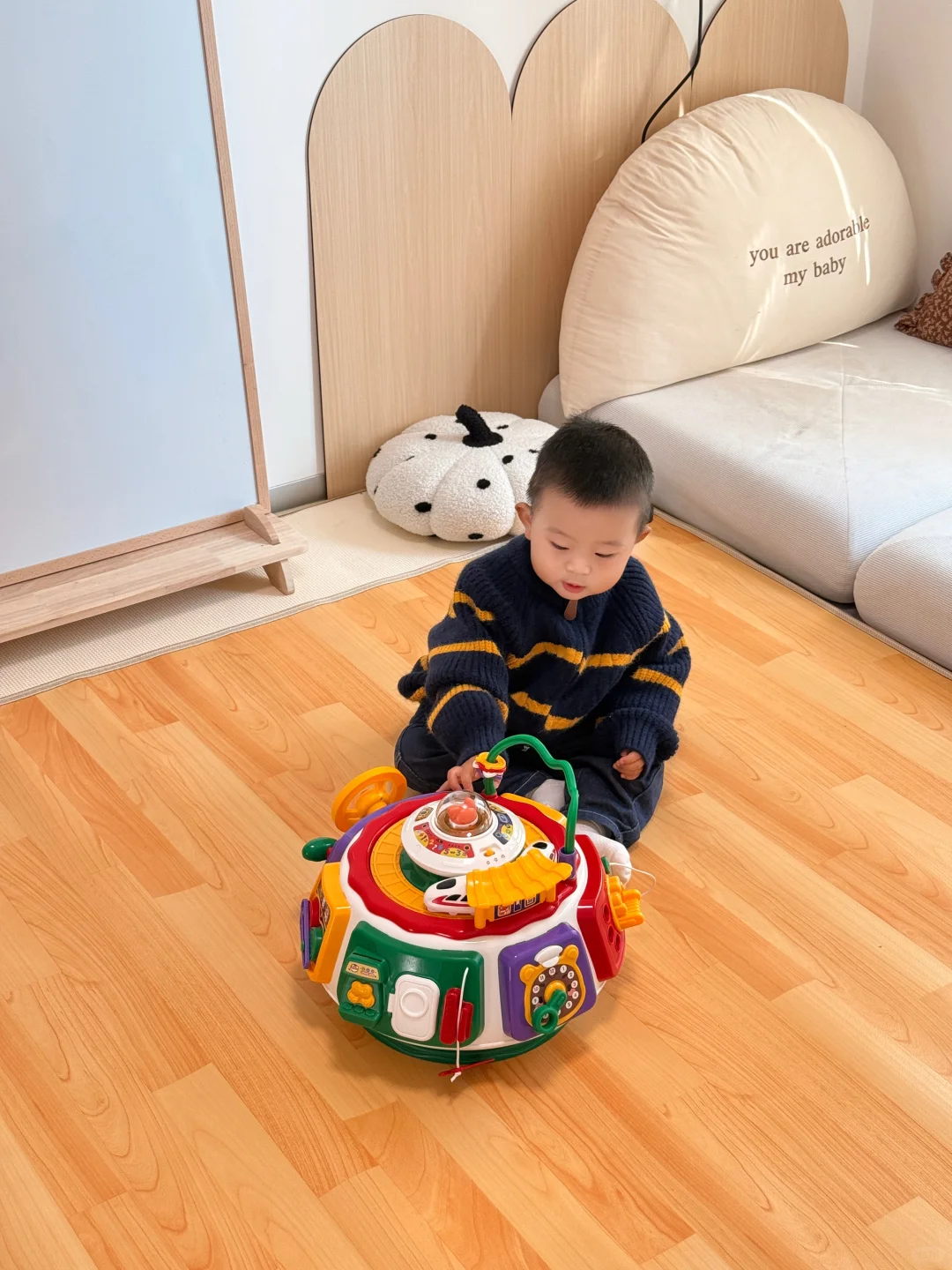 有了地暖垫，这个冬天可以在儿童房撒欢玩啦