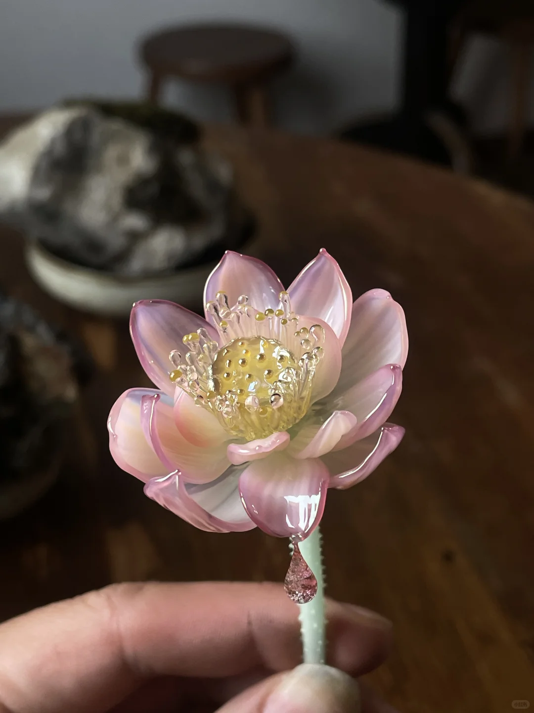 灯工玻璃荷花日常练习分享