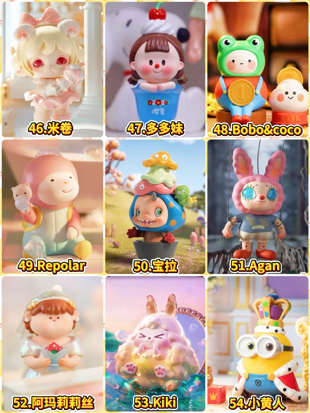 2025潮玩IP封神榜?100个顶流清单｜新手必背