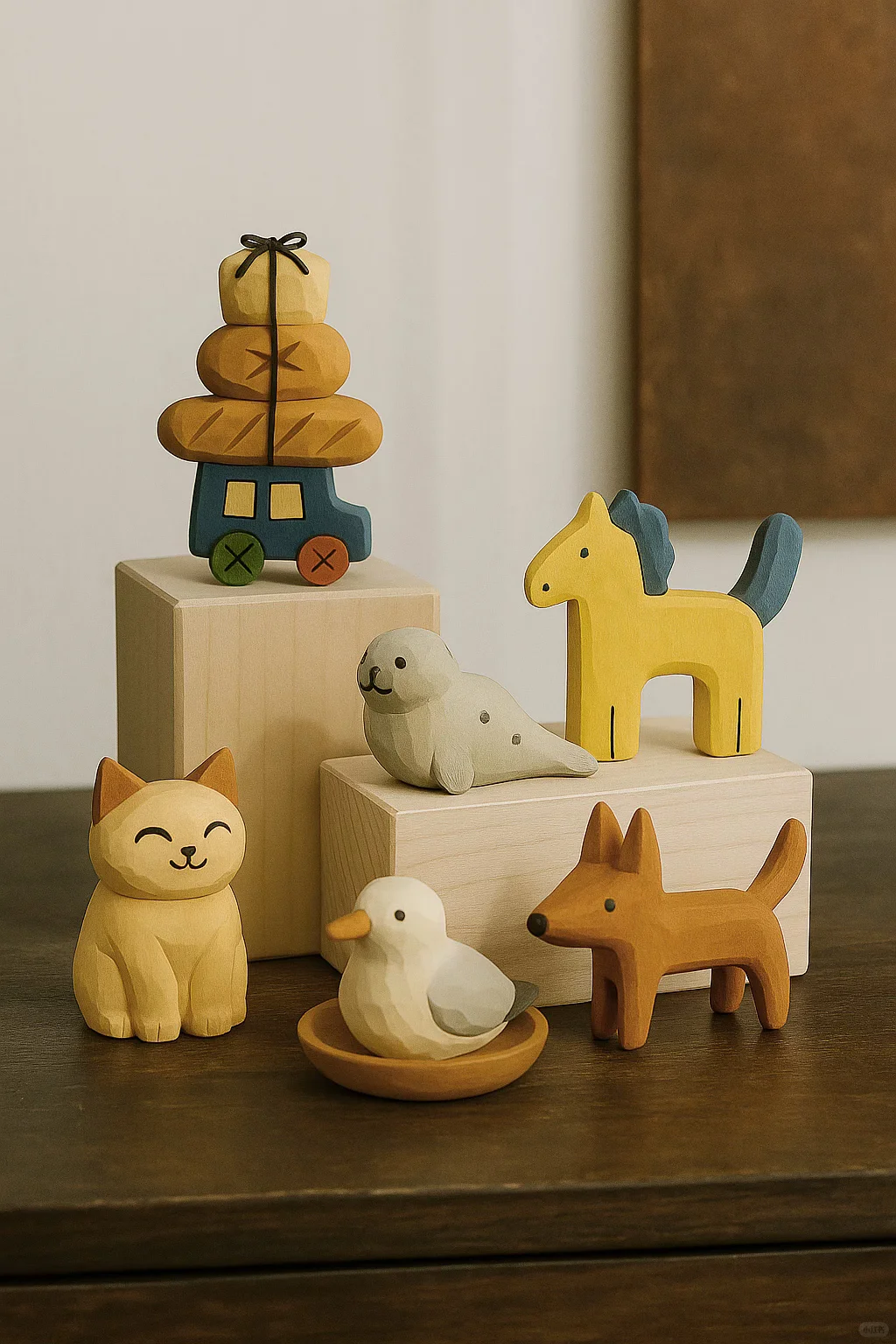 ?木雕进阶练习!6款更有挑战的小图形+步骤✨