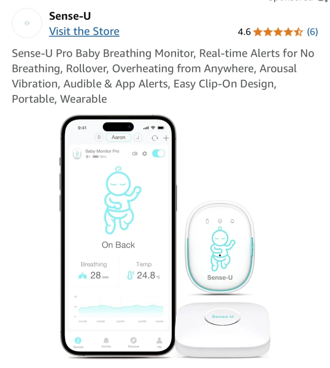 北美穿戴式baby monitor使用体验