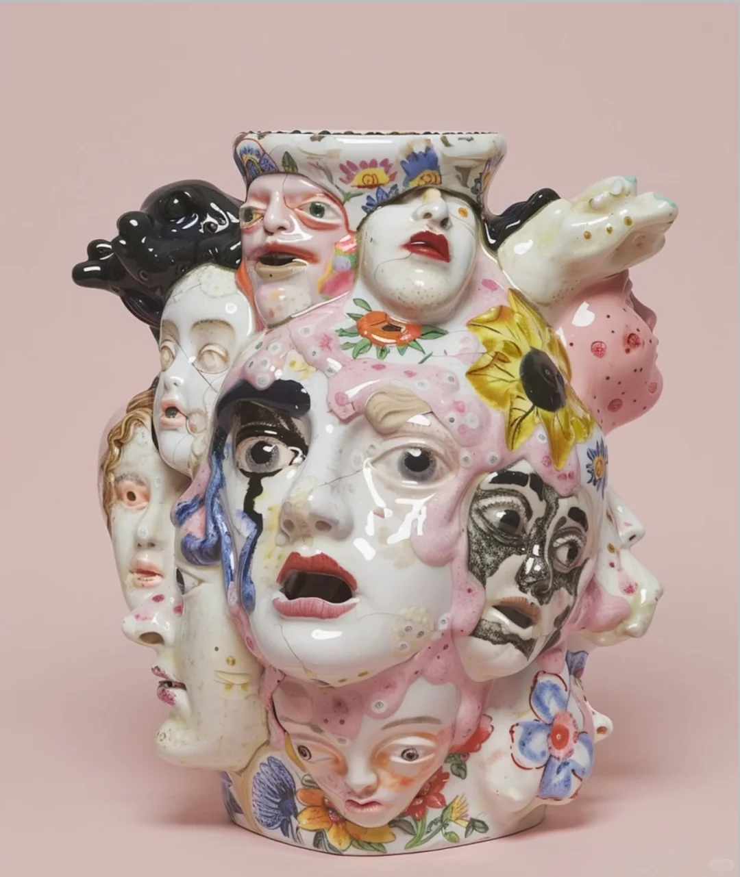 怪诞美学|这陶瓷脸也太精致了吧！！