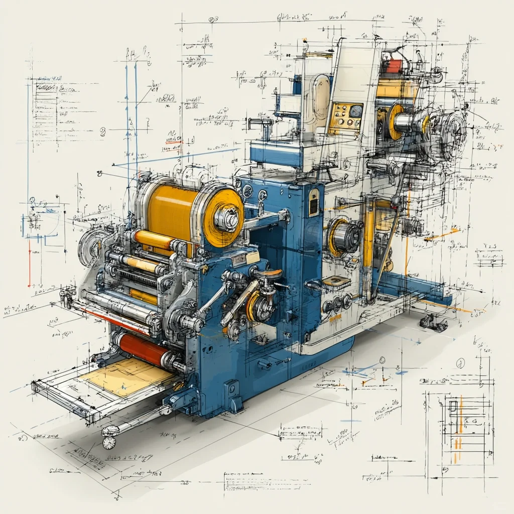 印刷机·创意设计稿［咒语］