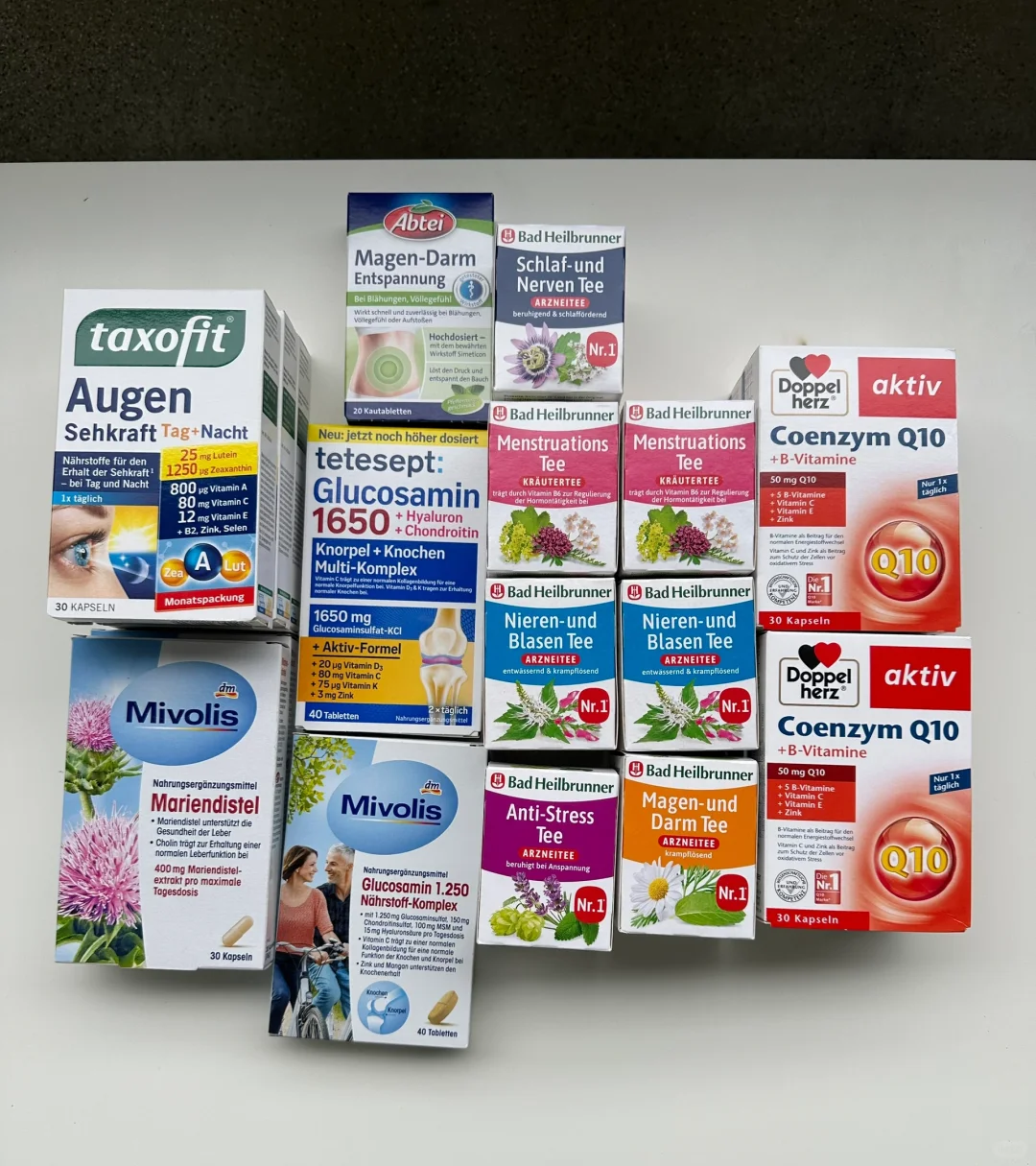 ??德国回国给家人准备的一些dm保健品