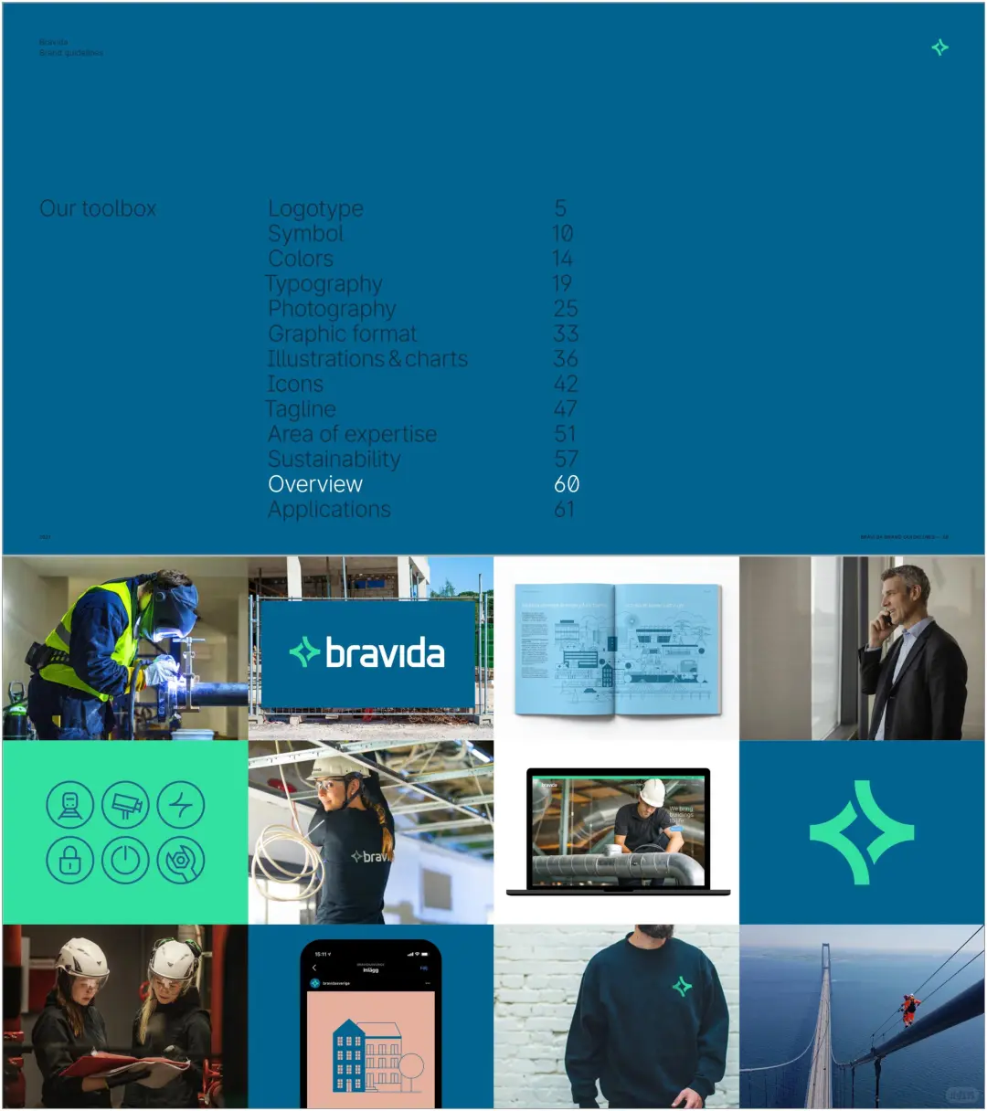 【品牌VI手册】电气和机械承包商bravida
