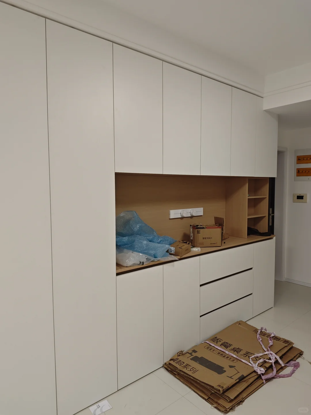 硬装结束,最满意的就是我家定制柜!!?