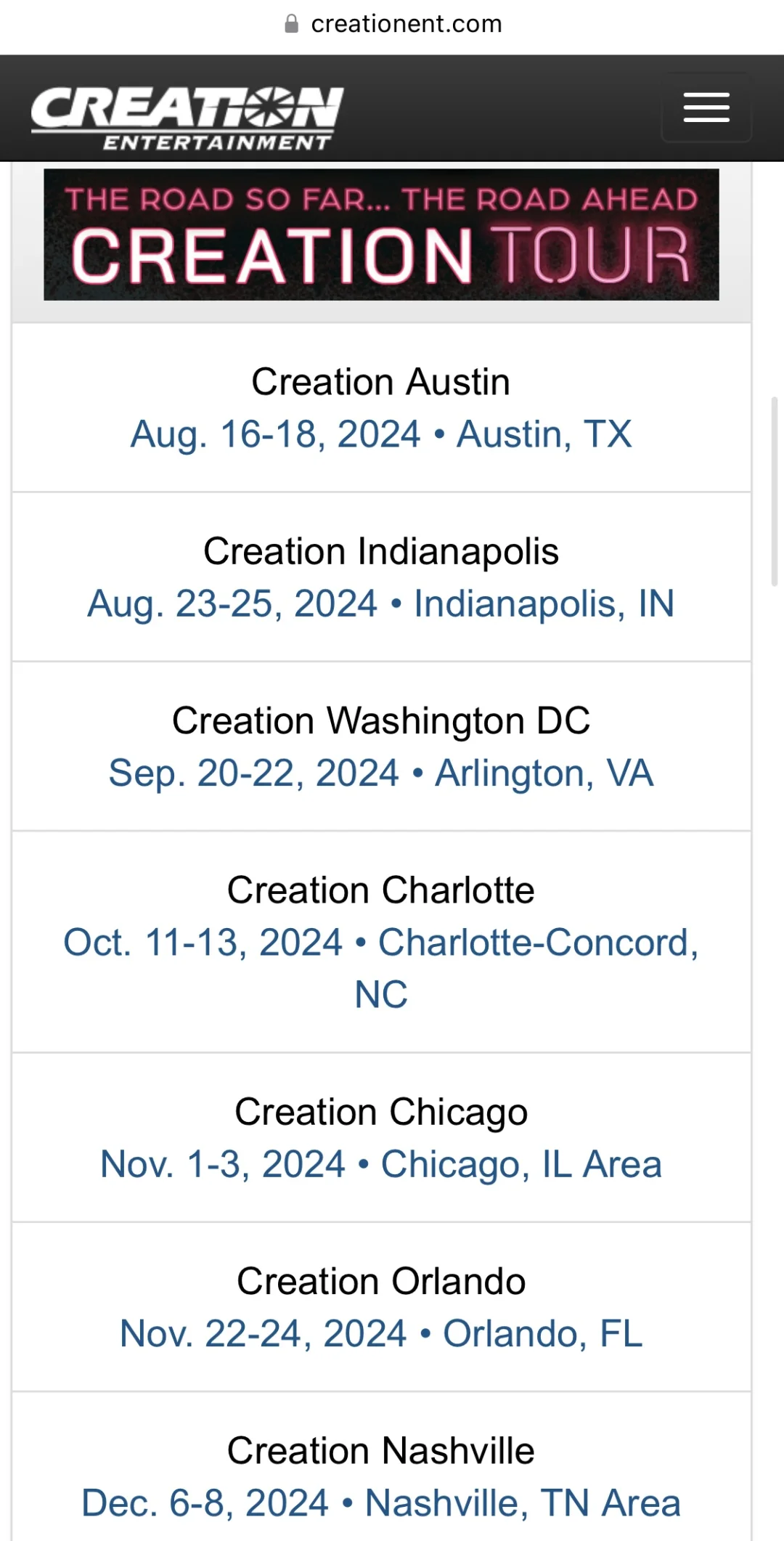 SPN见面会美国CreationCon票类型简介