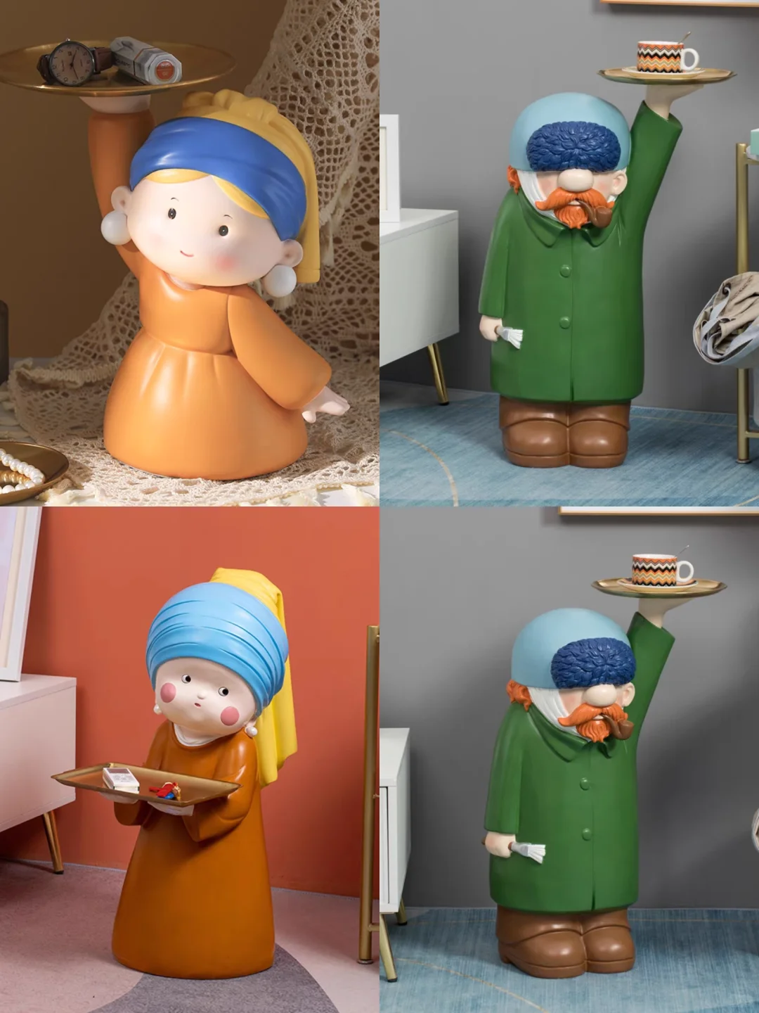 新家的100个快递(54)创意人物小摆件