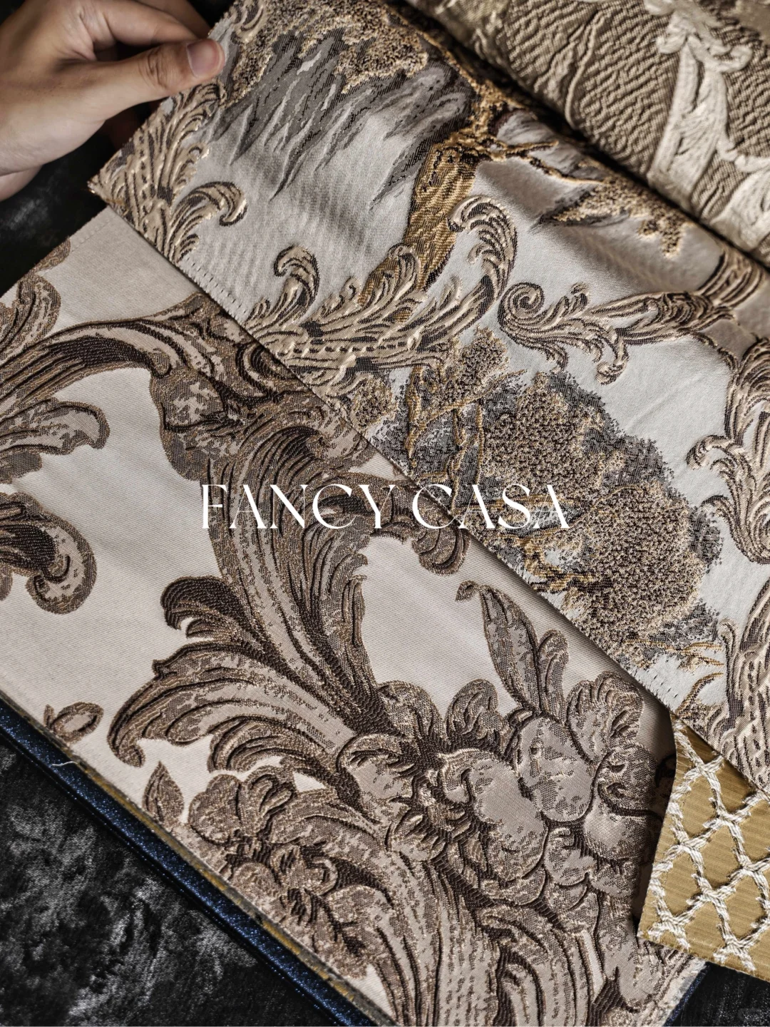 这组面料!仿佛住进18世纪的贵族宅邸?️!