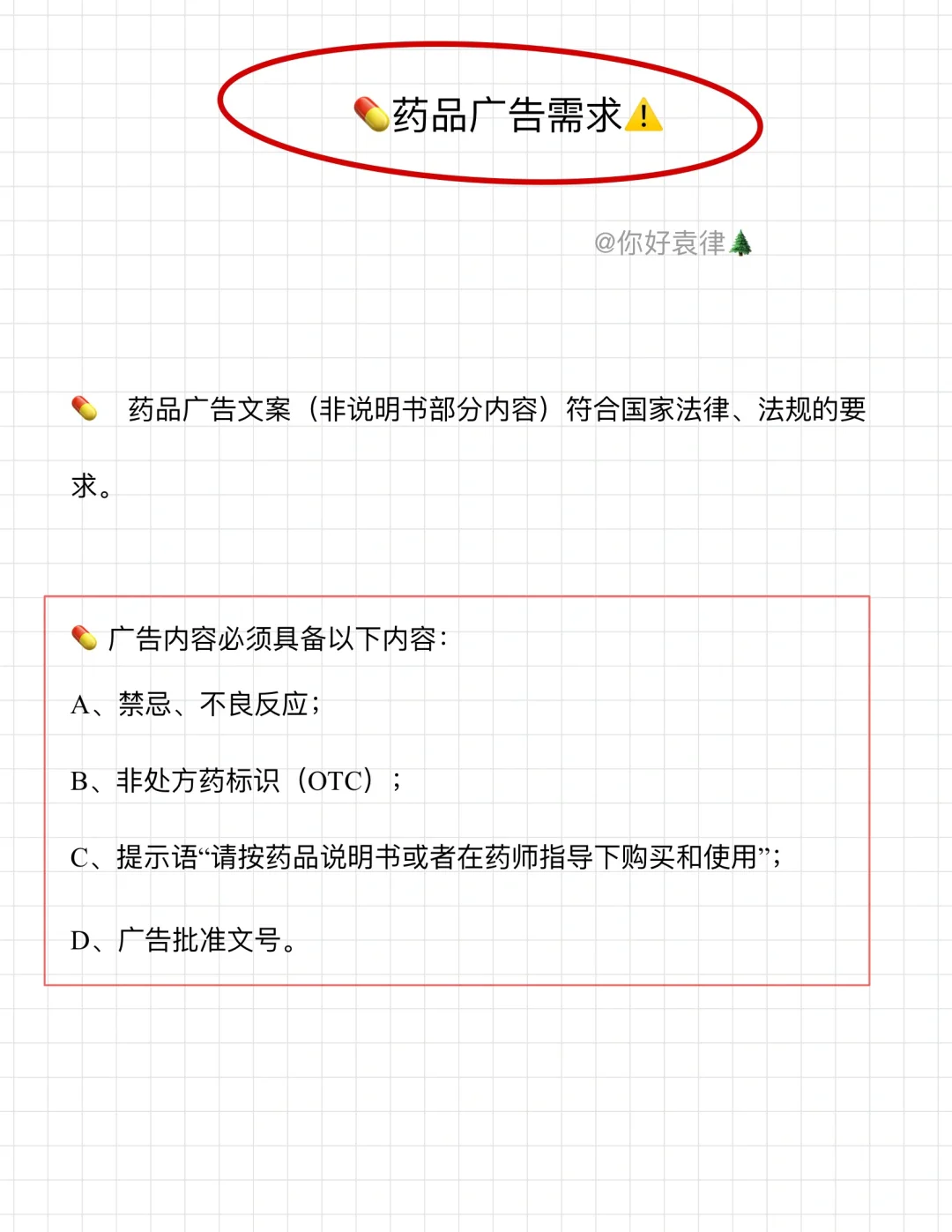 ?药品广告需求这5点都给你们写好‼️