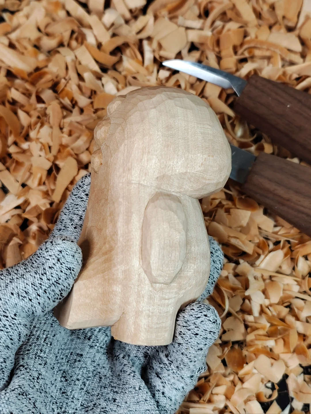 入坑木雕第十一个作品