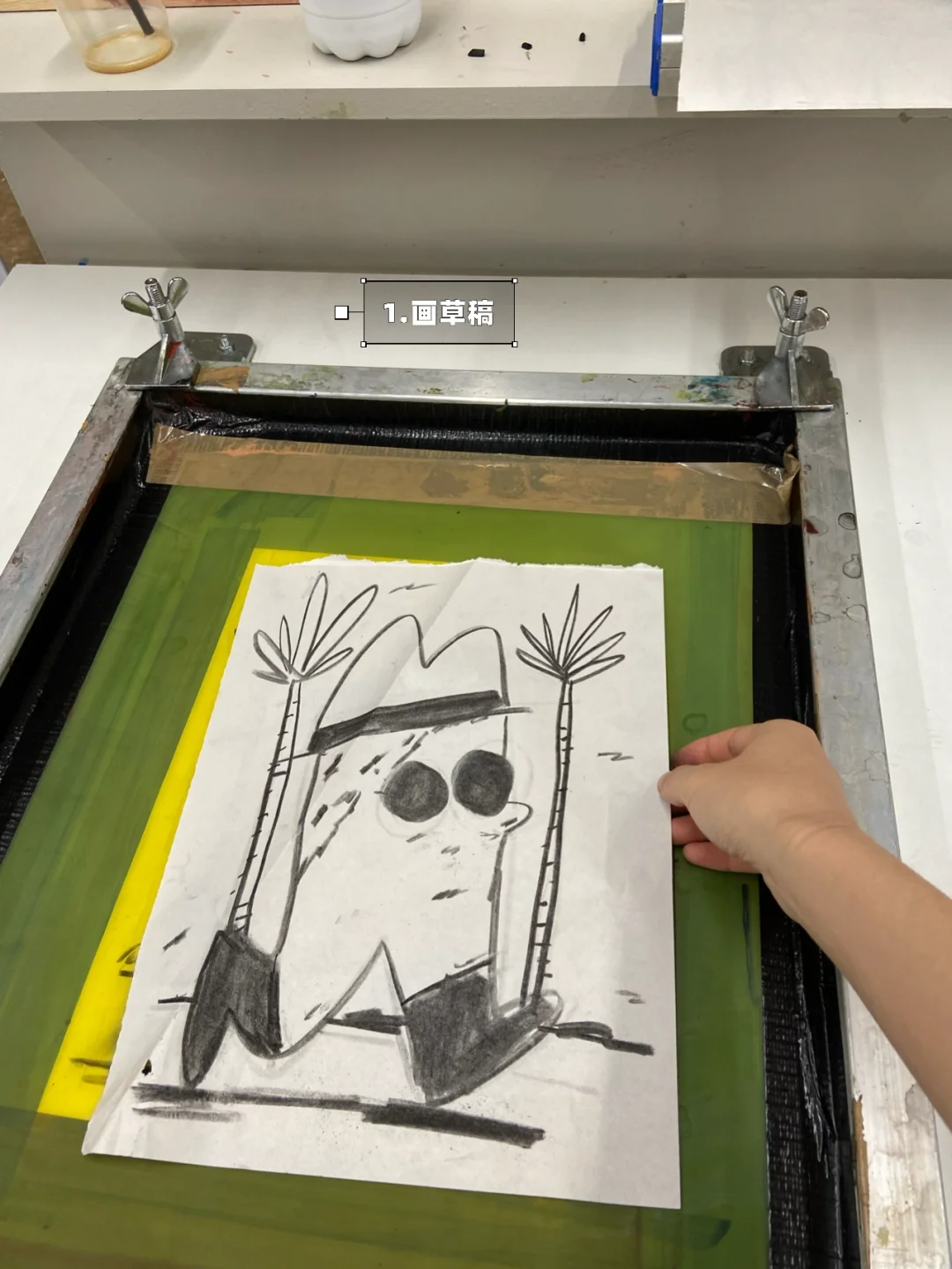 UAL 日常|丝网印刷workshop