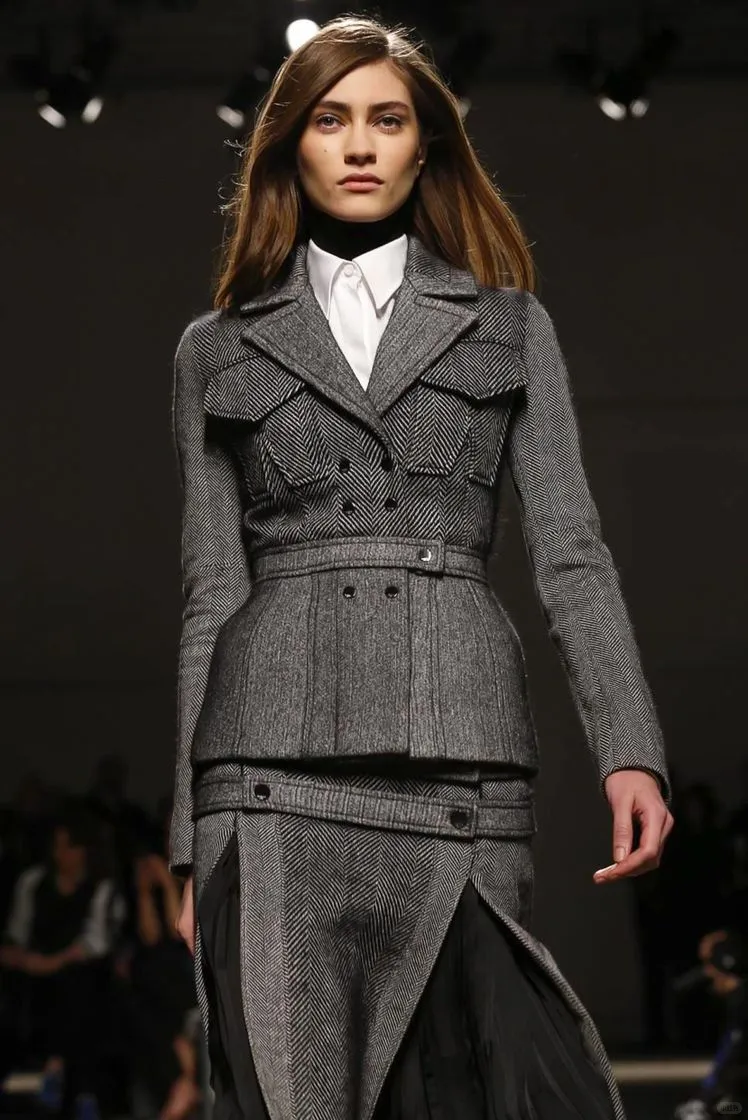 服装设计灵感—西装结构设计