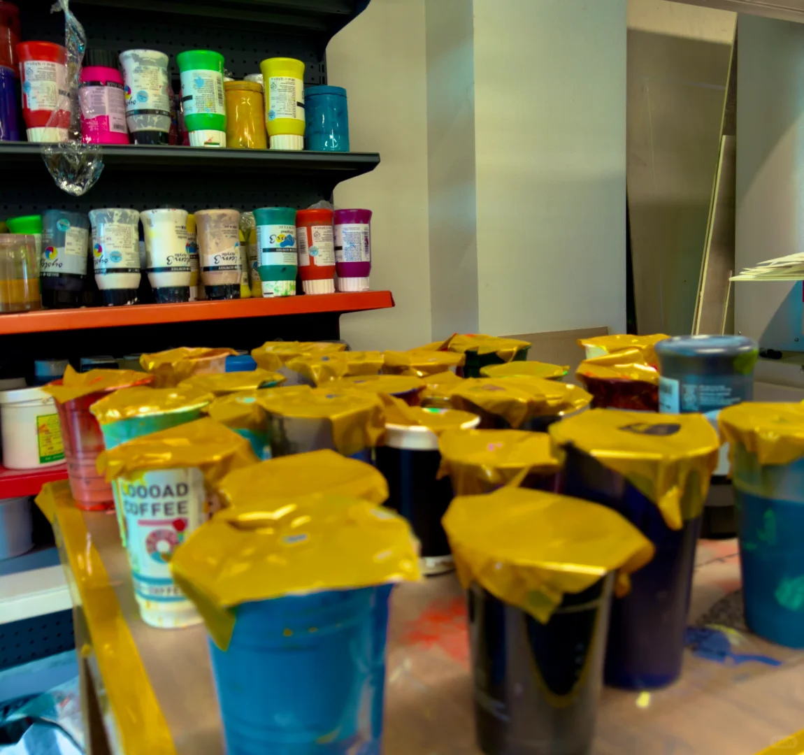 兴趣成长计划|?版画基地丝网印刷学习?