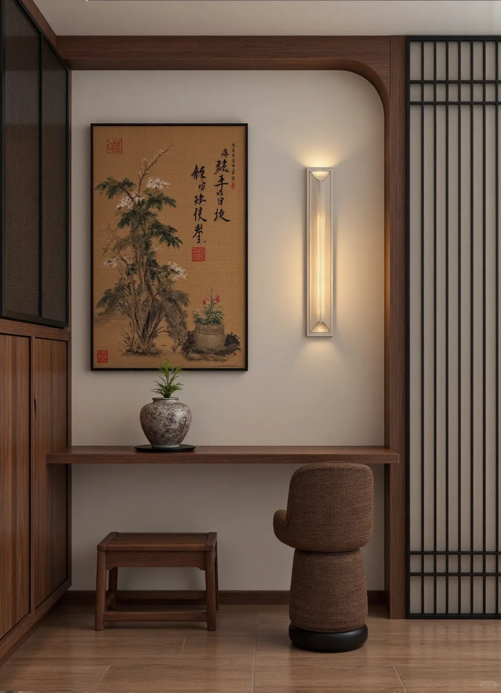 有娃家庭装出宋式美学,收纳空间一步到位