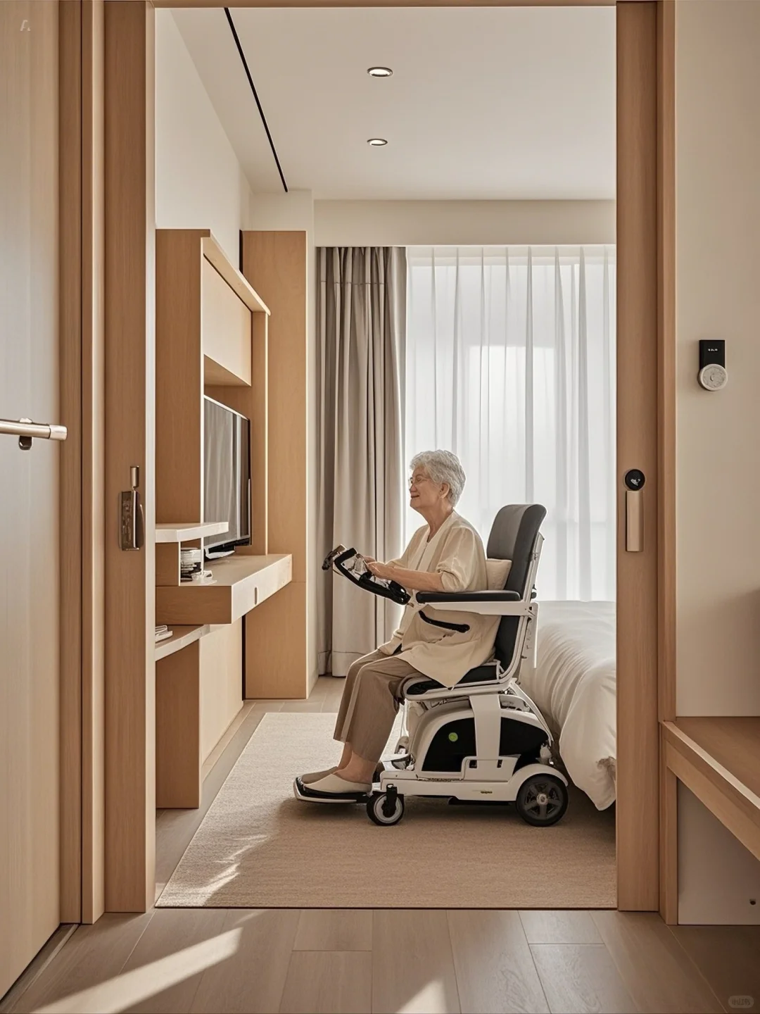 适老化公寓新物种!无高差地面+记忆床垫!