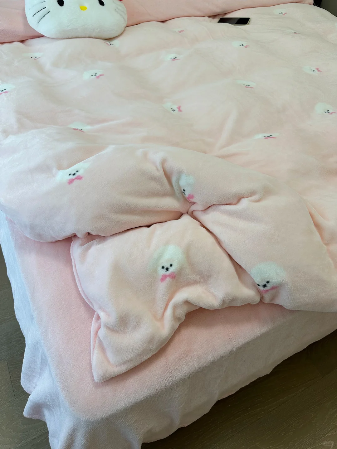 50➕?的牛奶绒四件套才是冬天的保暖神器！