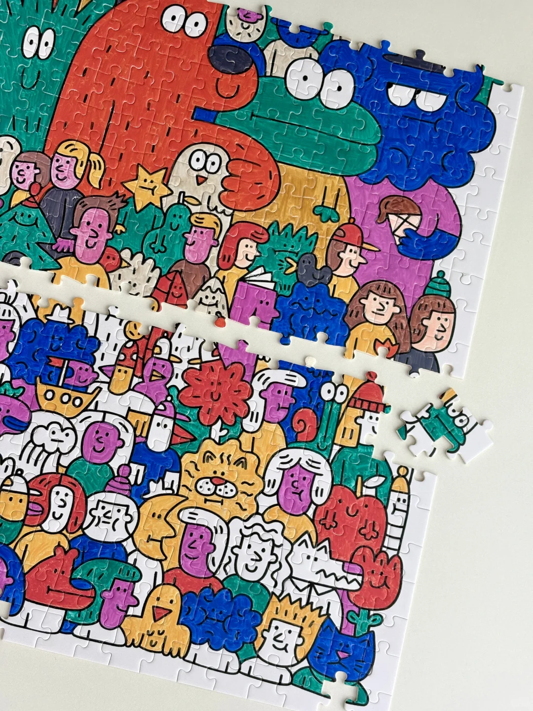 拼图的尽头是涂鸦！！