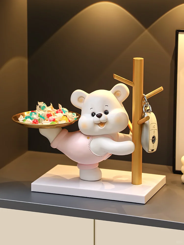 ??哇.入户可爱的钥匙收纳摆件?