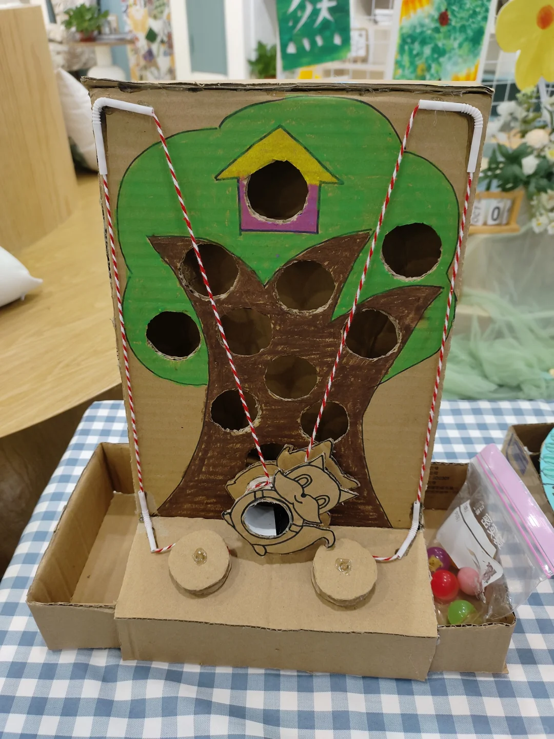 幼儿自制玩具教具手工作品