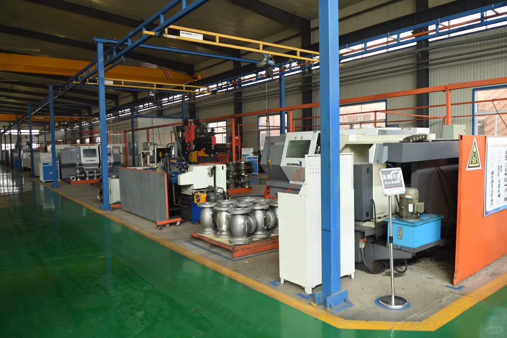 阀门生产中……