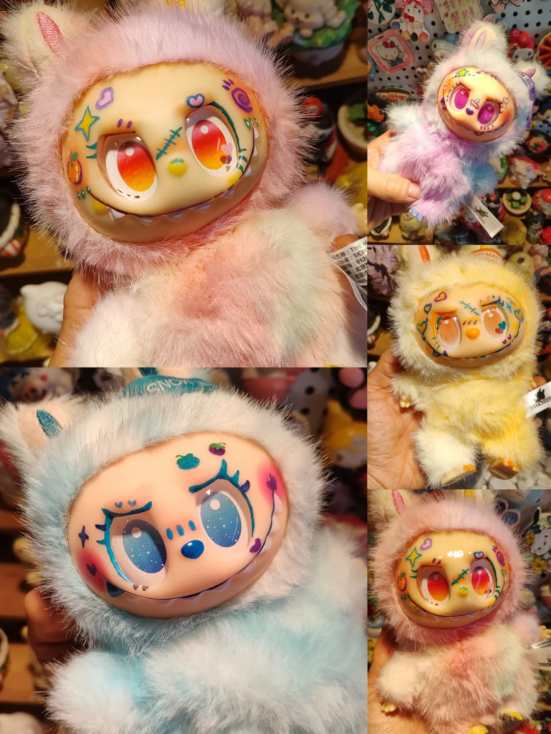 labubu二次面部彩绘