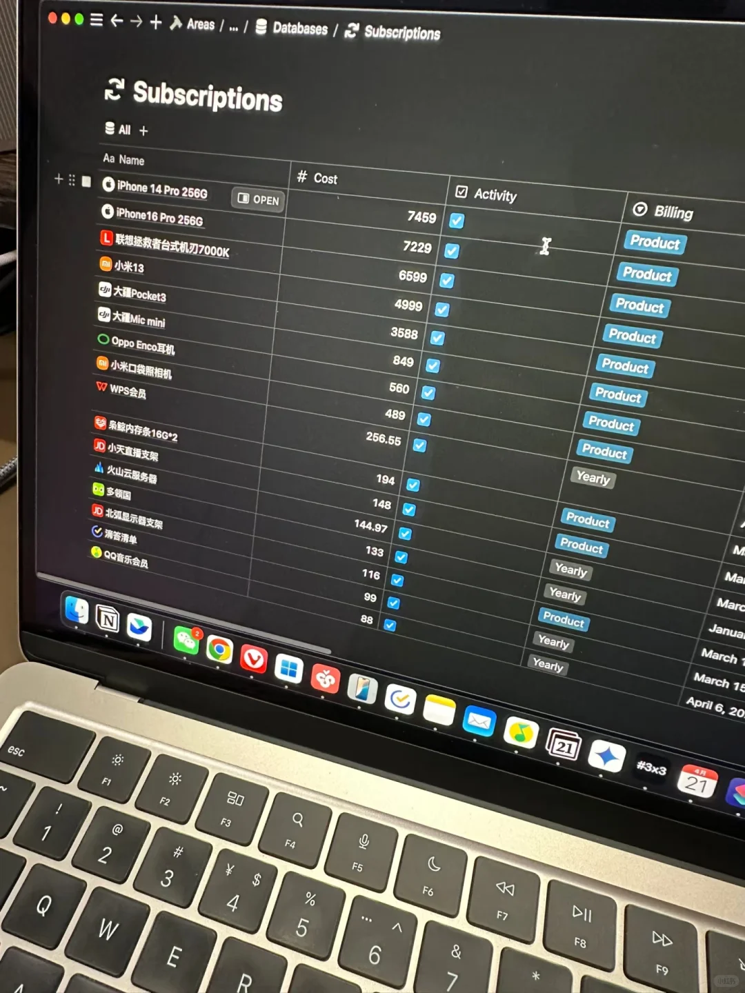 花了3w,全都是电子产品
