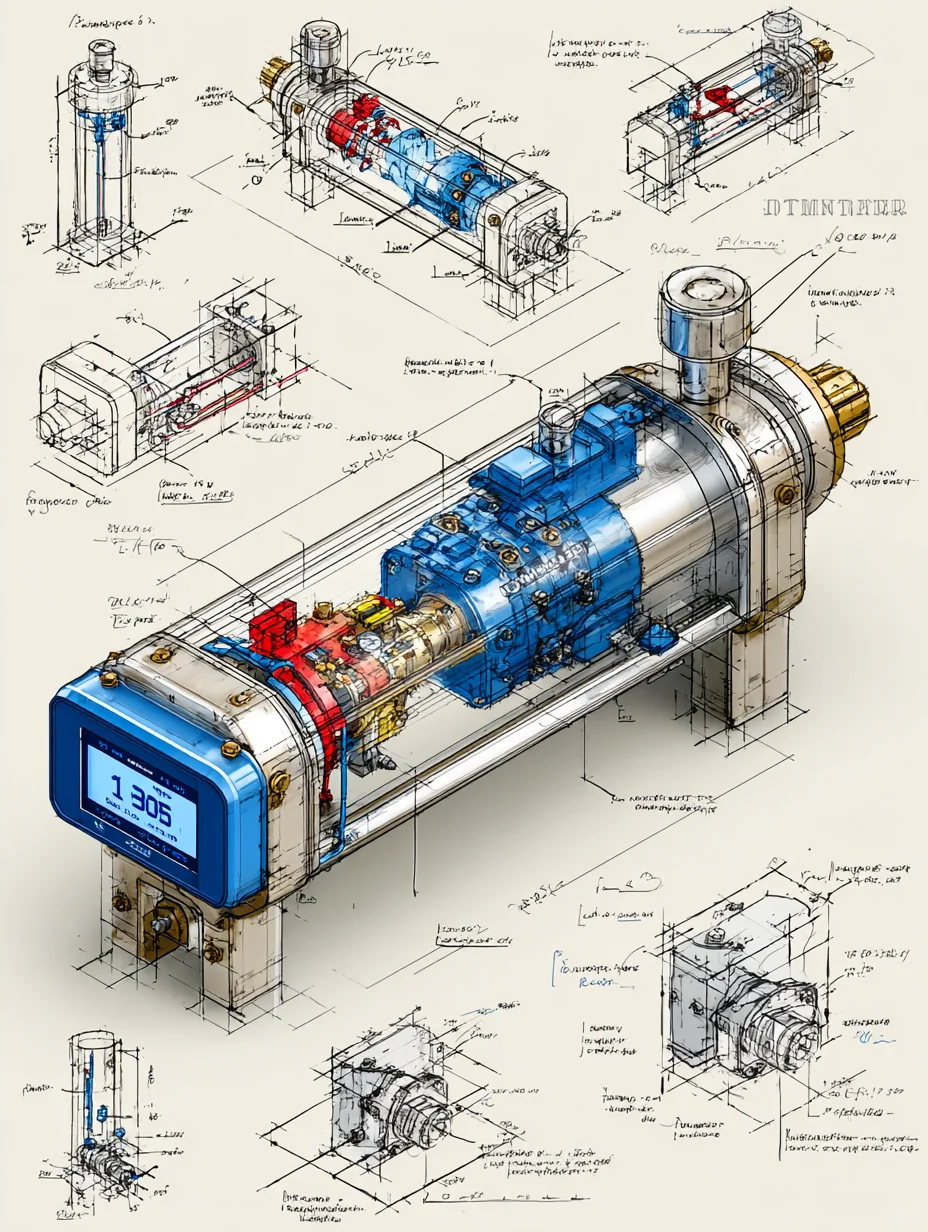 流量计设计草图|提示词