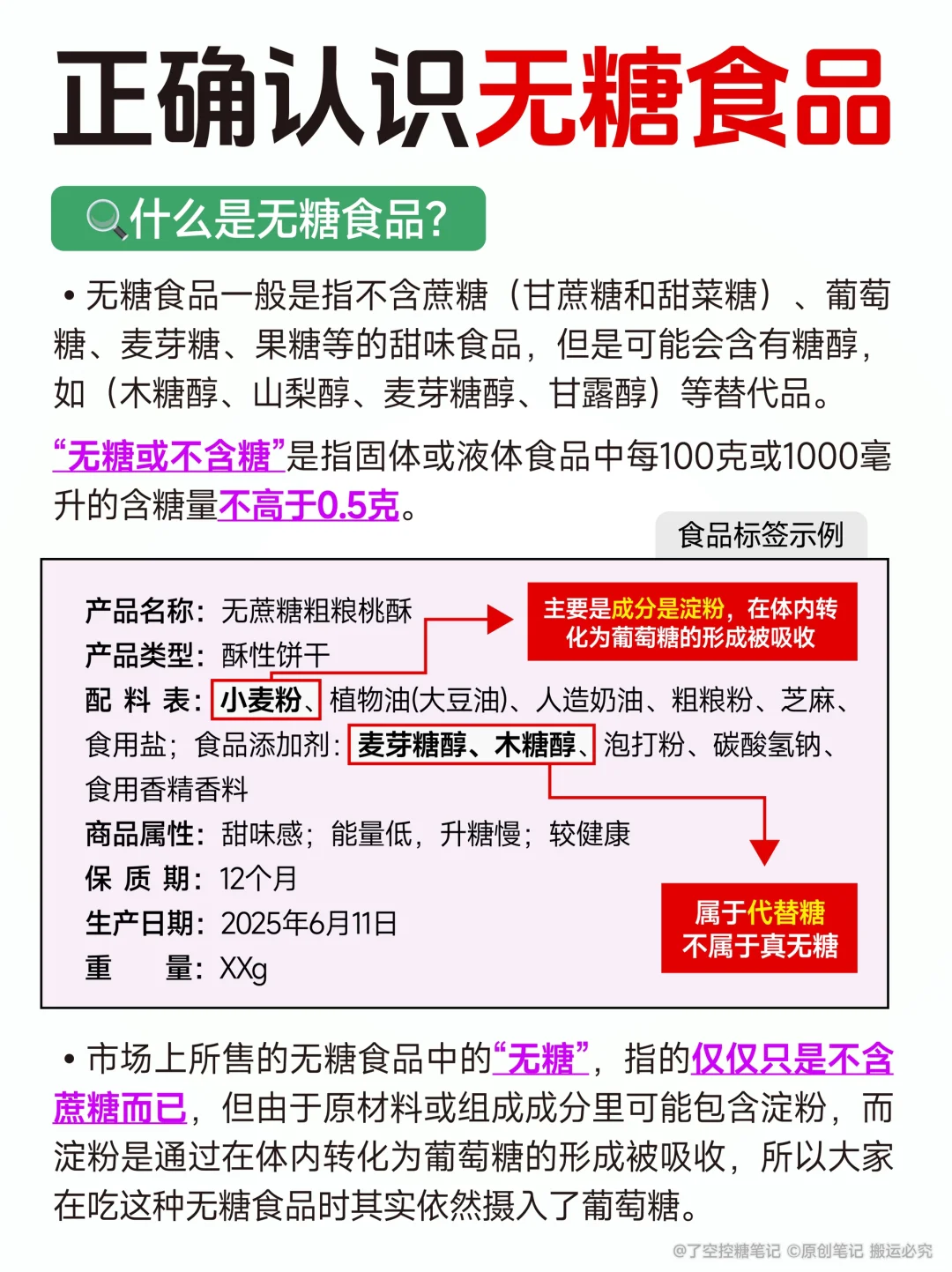 ?一篇讲透无糖食品！不看就亏了！