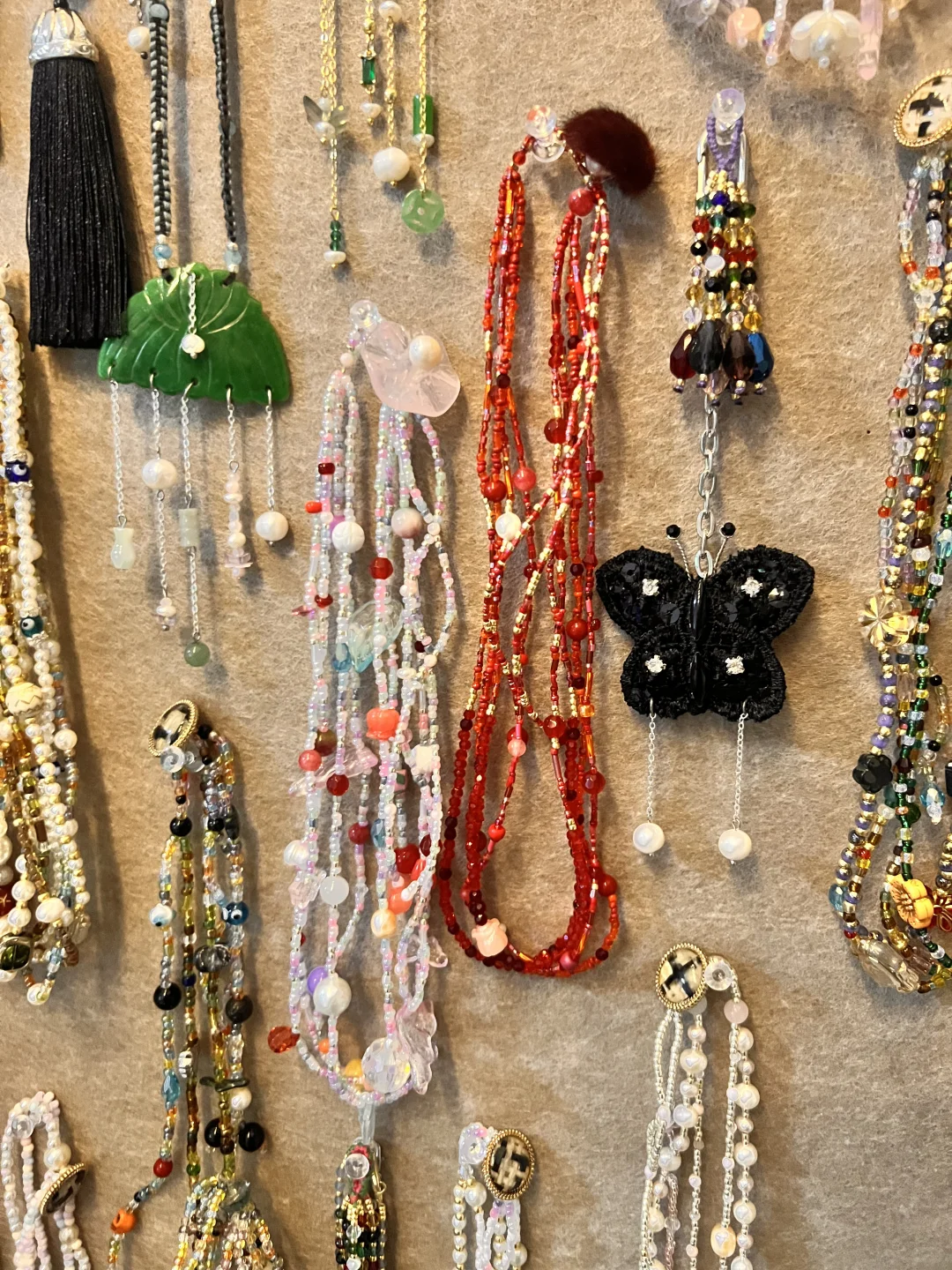 我的首饰墙弄好啦！展示我的作品吧