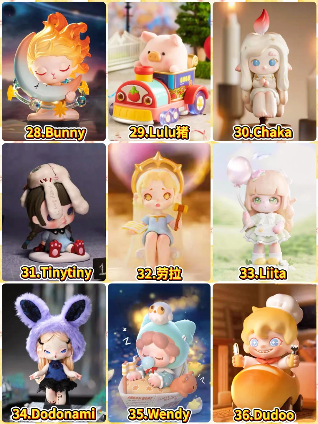 2025潮玩IP封神榜?100个顶流清单｜新手必背