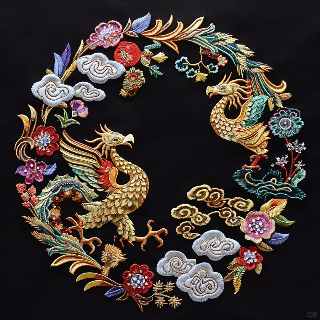 传统刺绣图案设计～