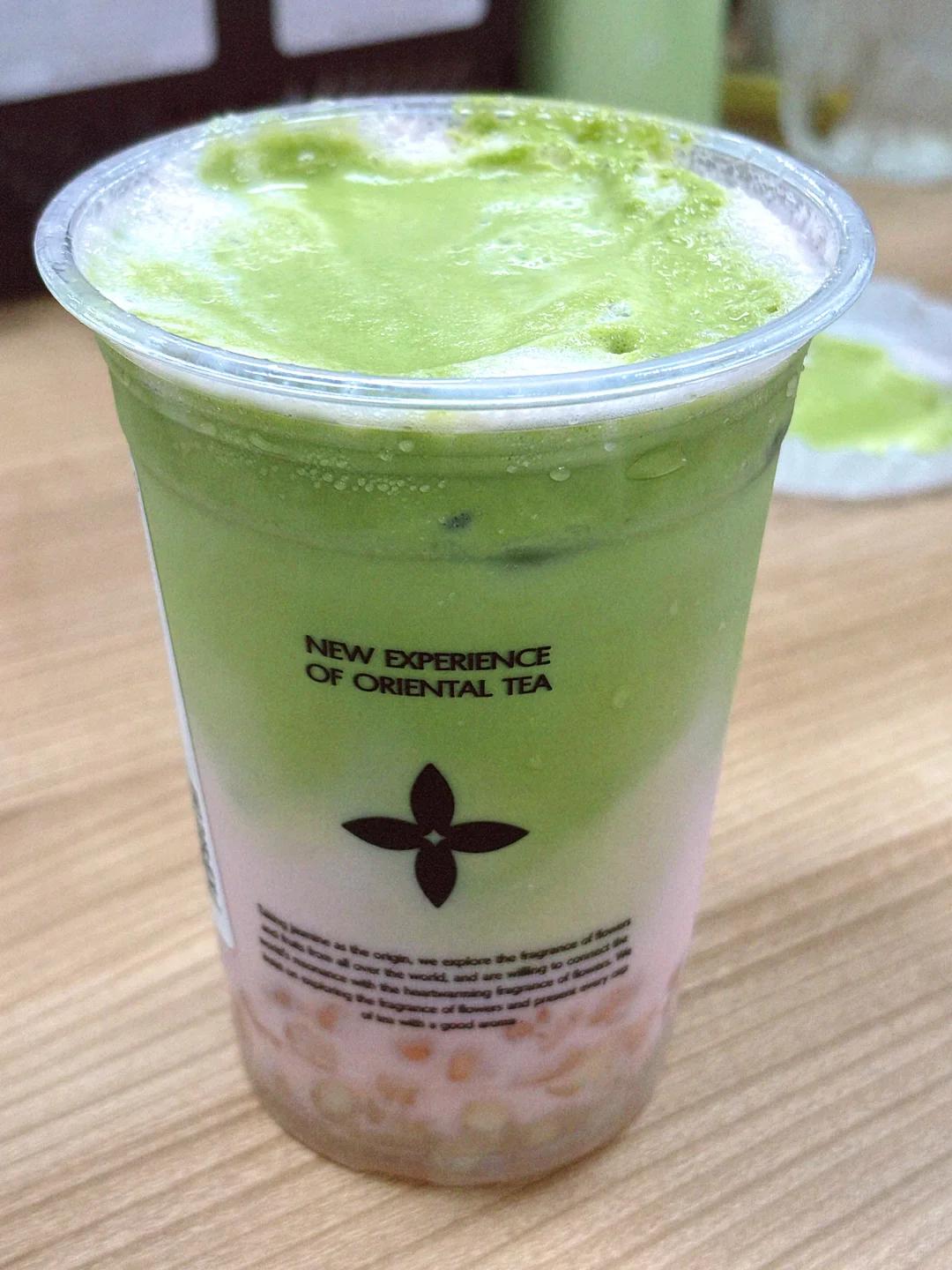 茉莉奶白！请问你的抹茶是怎么搭配的！