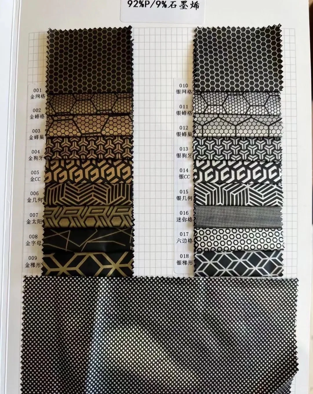 石墨烯内里，保暖蓄热新材料