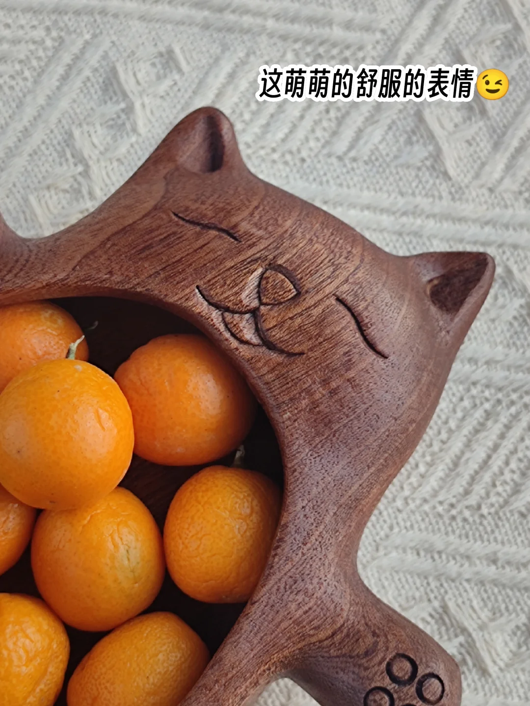 ?被这只木质“小懒猫”拿捏住了