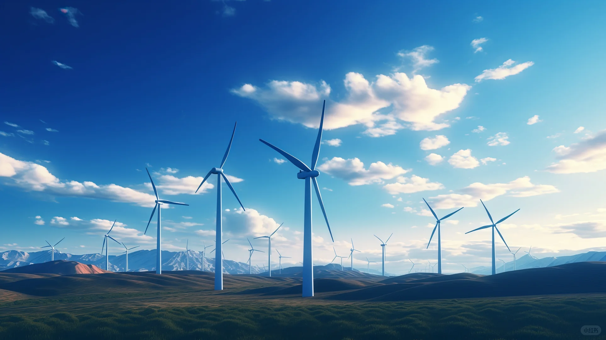 MJ生图之新能源场景图2