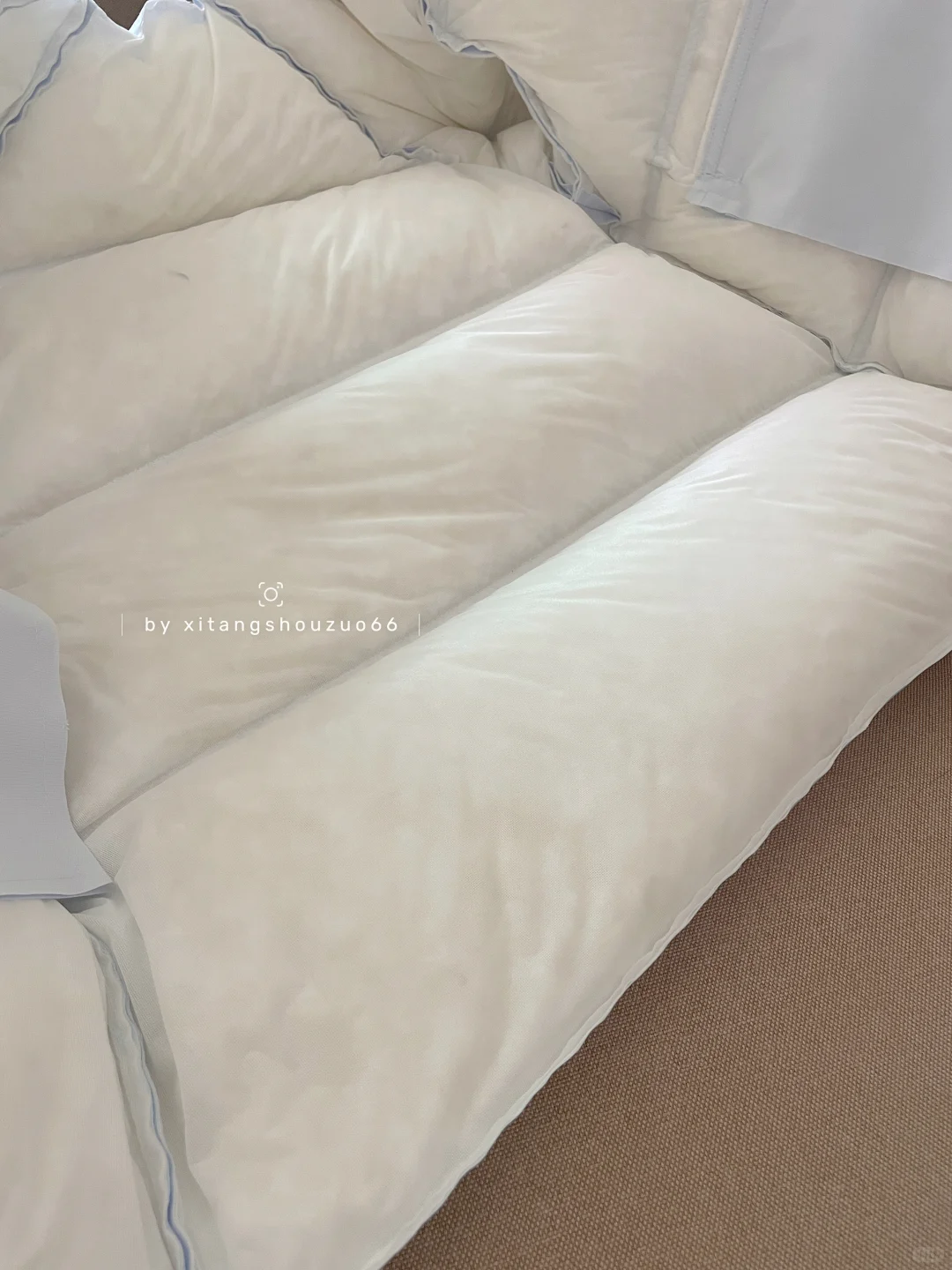 手作羽绒服｜直观感受下5A羽绒的蓬松度