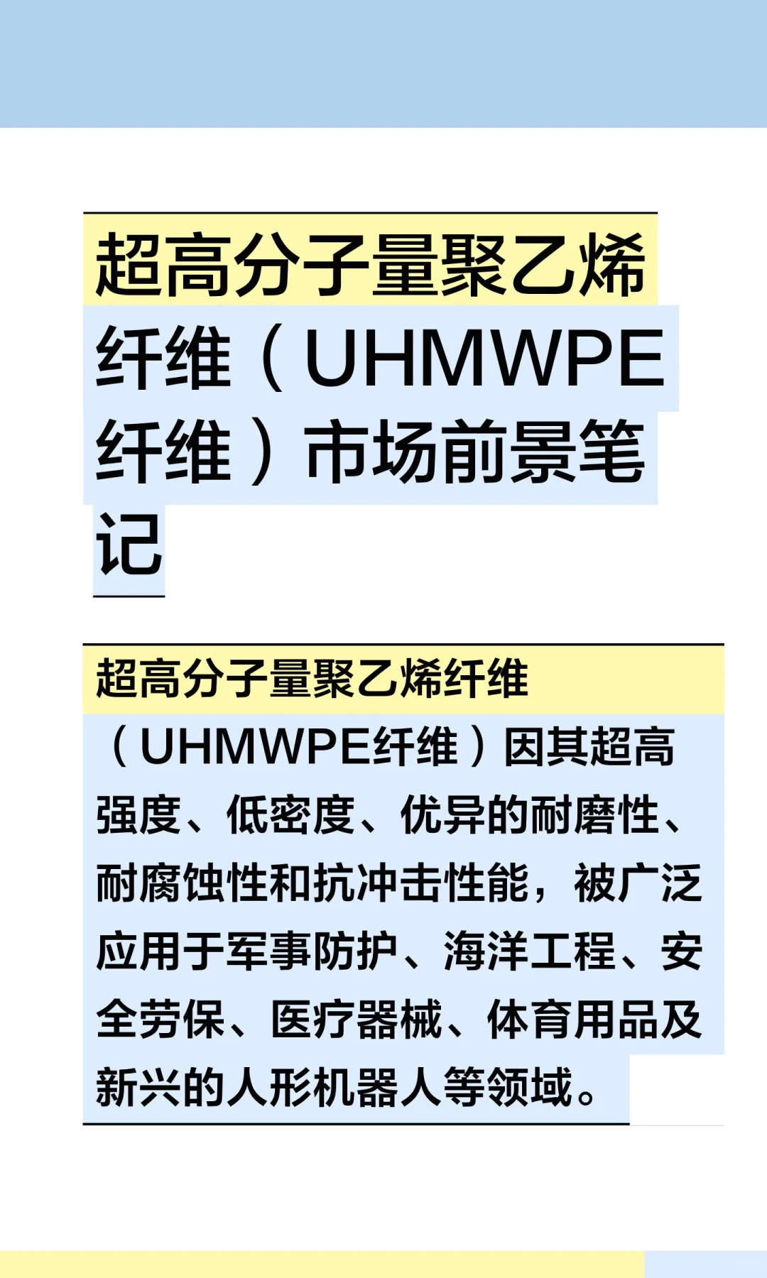 超高分子量聚乙烯纤维（UHMWPE纤维）市场前