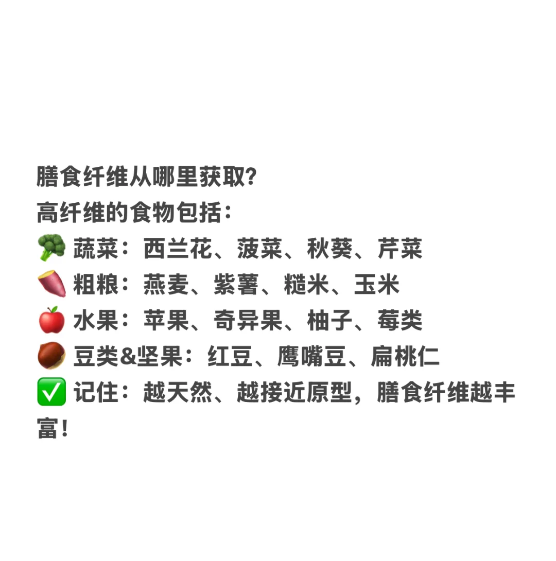 几句话说清楚膳食纤维!