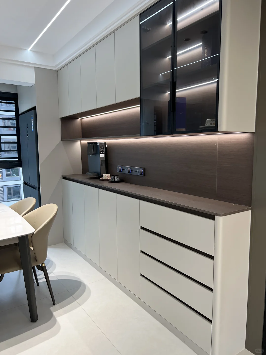 你敢信！这是木工打的餐边柜！