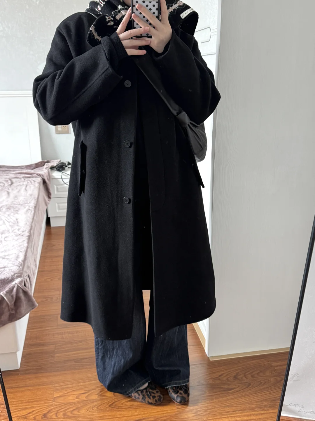 165/125 黑色大衣诚不欺我