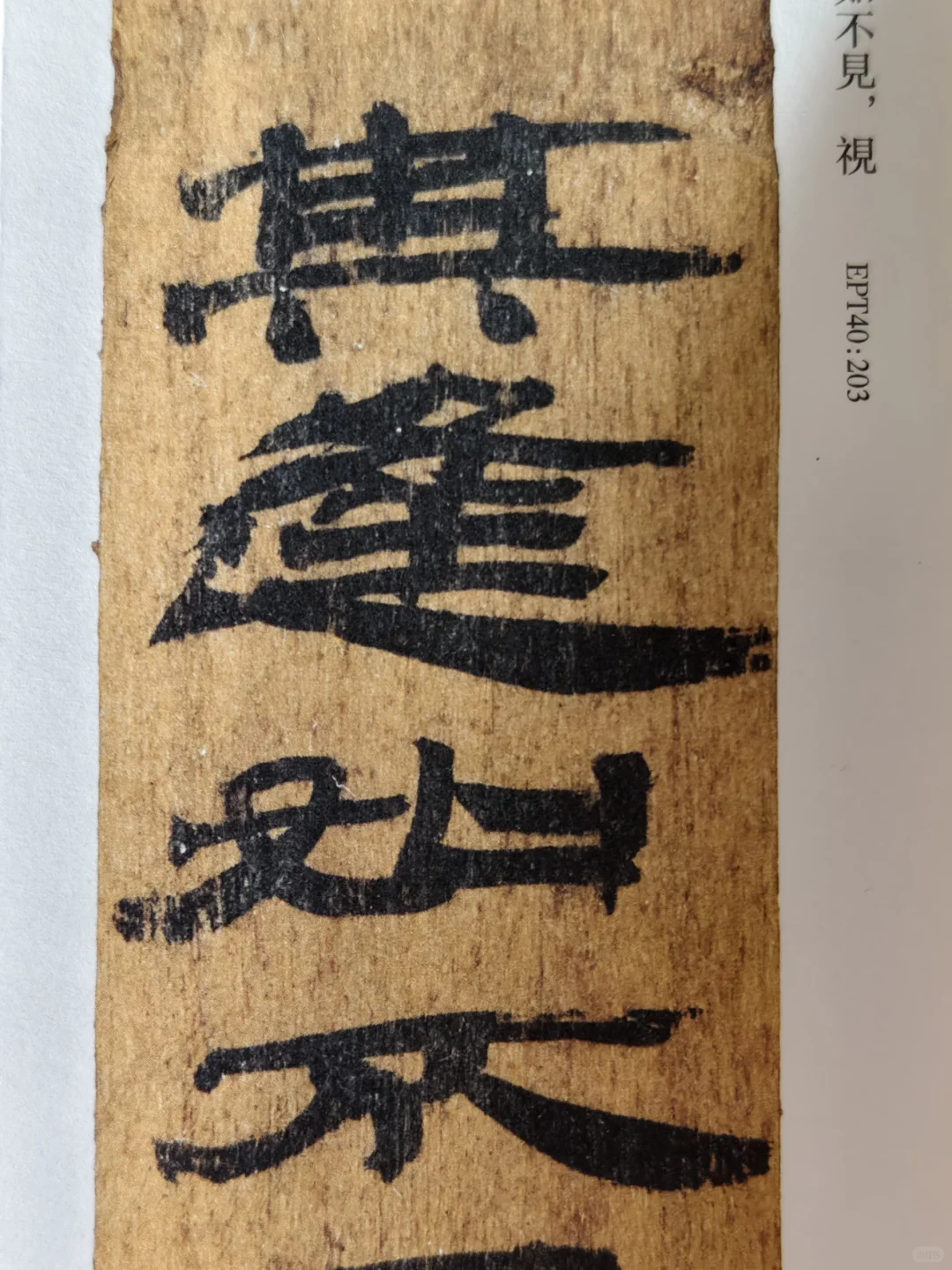 布面经折装精印！放大后丝毫毕现的汉简印本