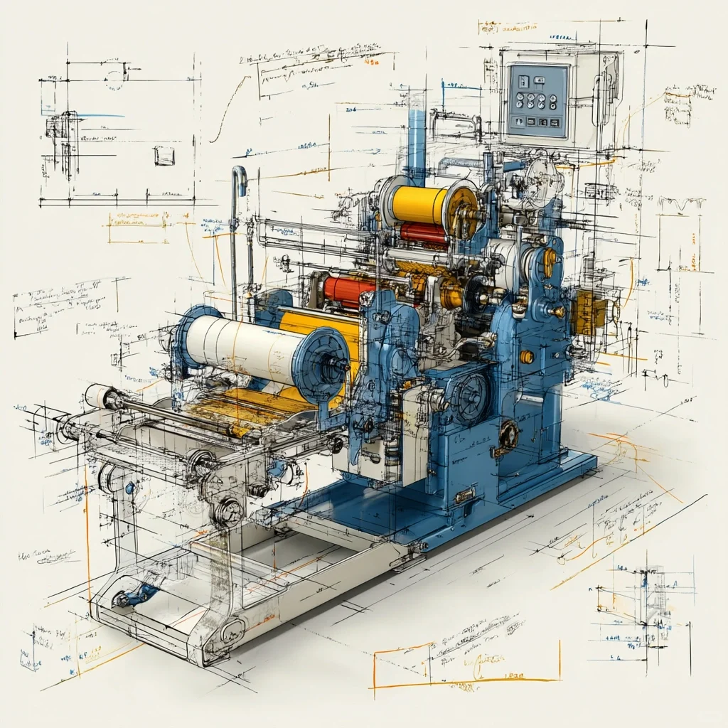 印刷机·创意设计稿［咒语］