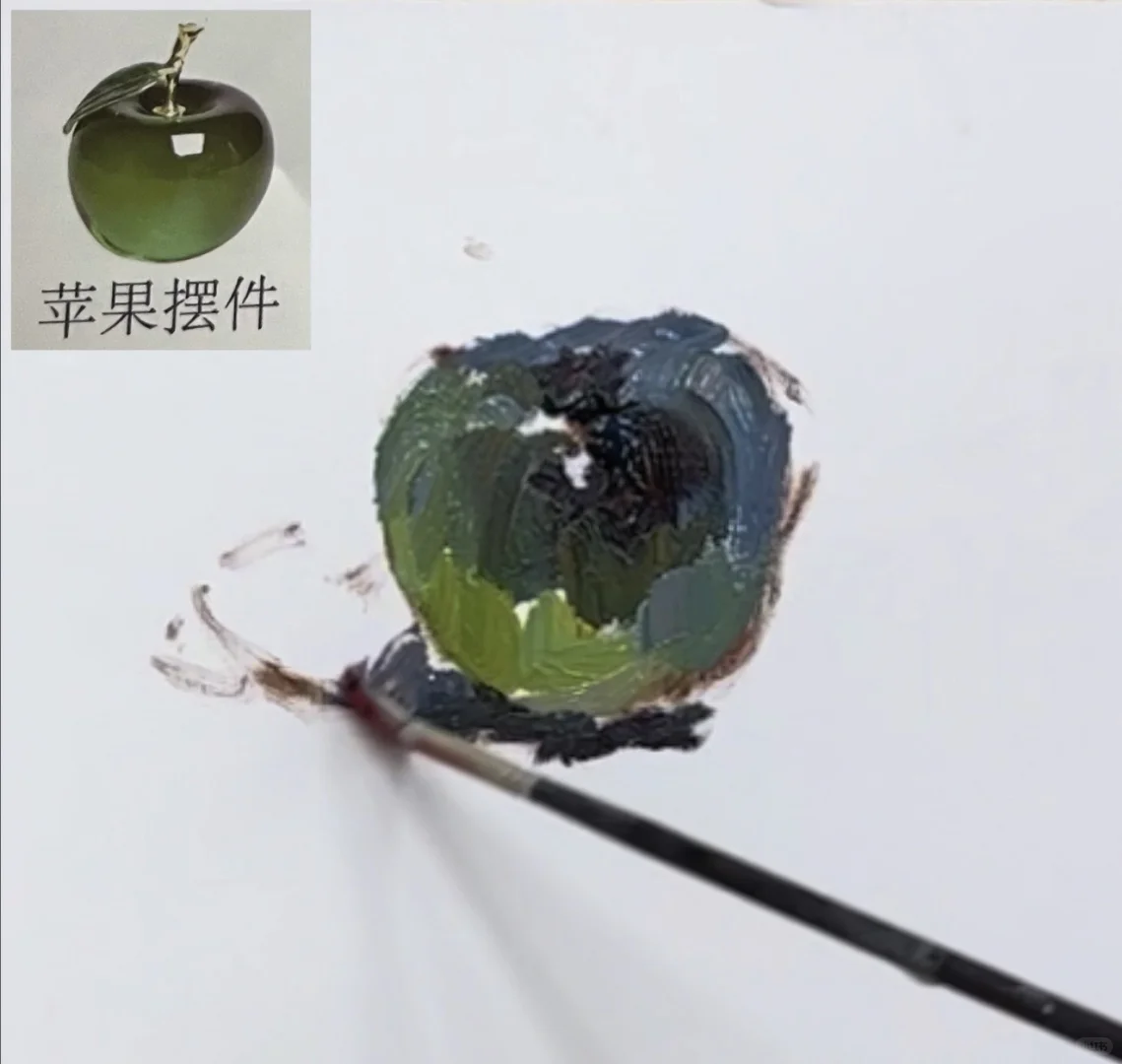 玻璃水晶苹果摆件完整步骤分享