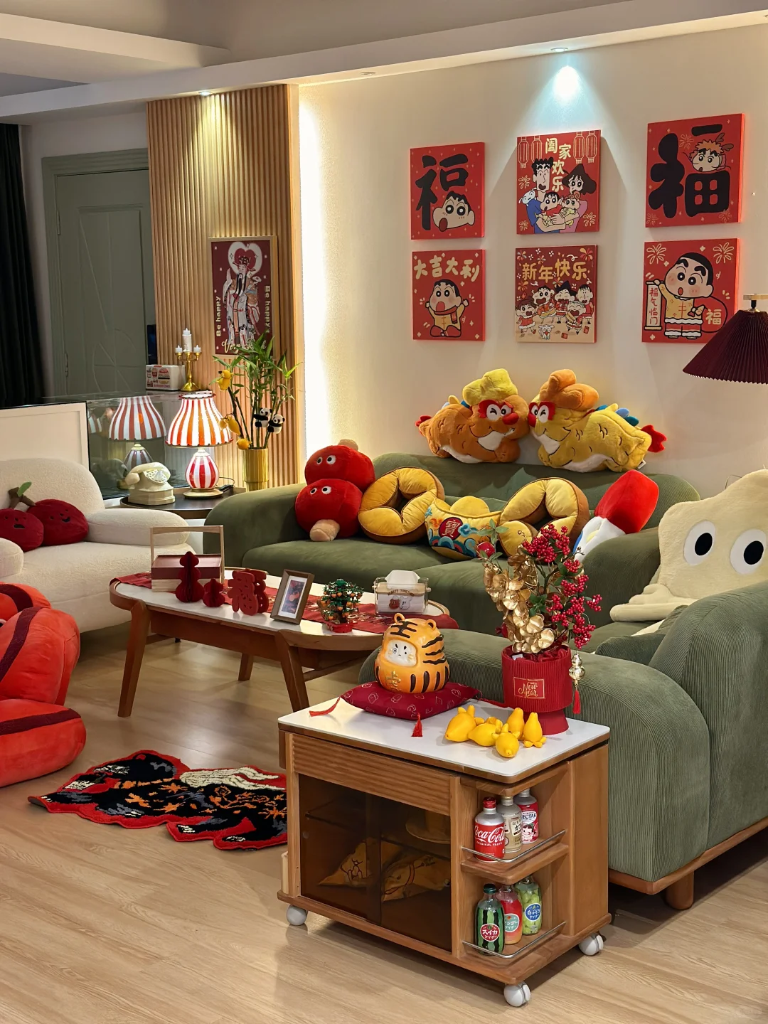 我爸问：把家布置成这样要拍春晚吗?