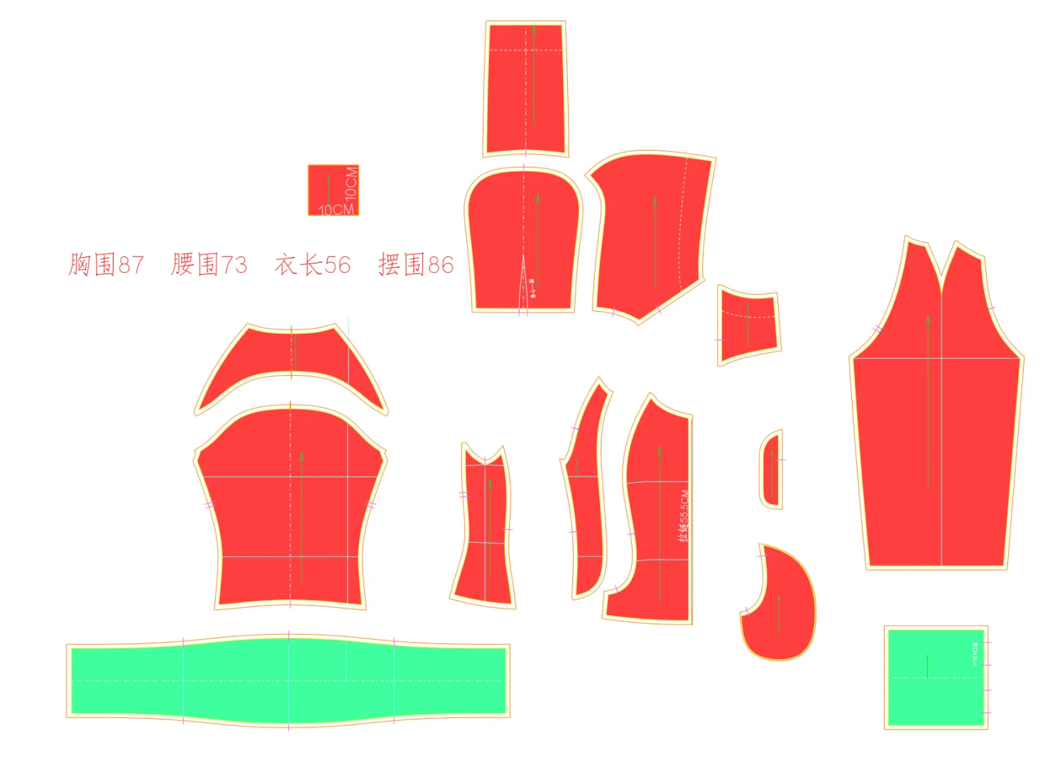 LuLu卫衣裁剪图分享,有姐妹想自己缝纫吗