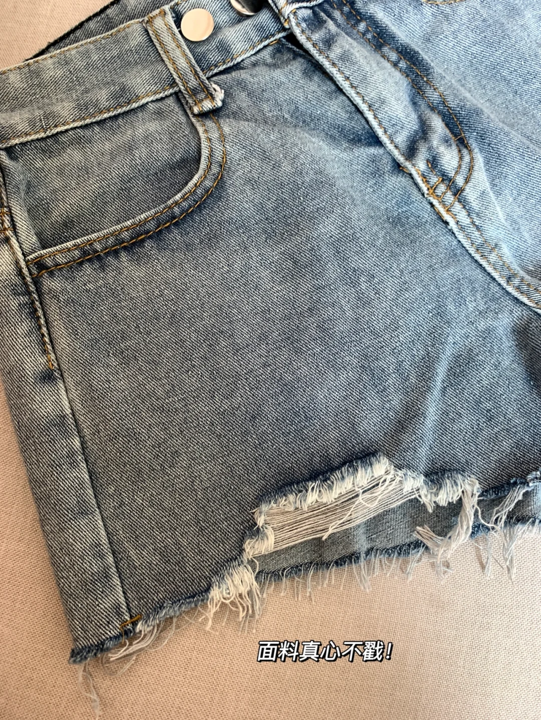 太会买了！23?的牛仔短裤超提臀显腿长！！！