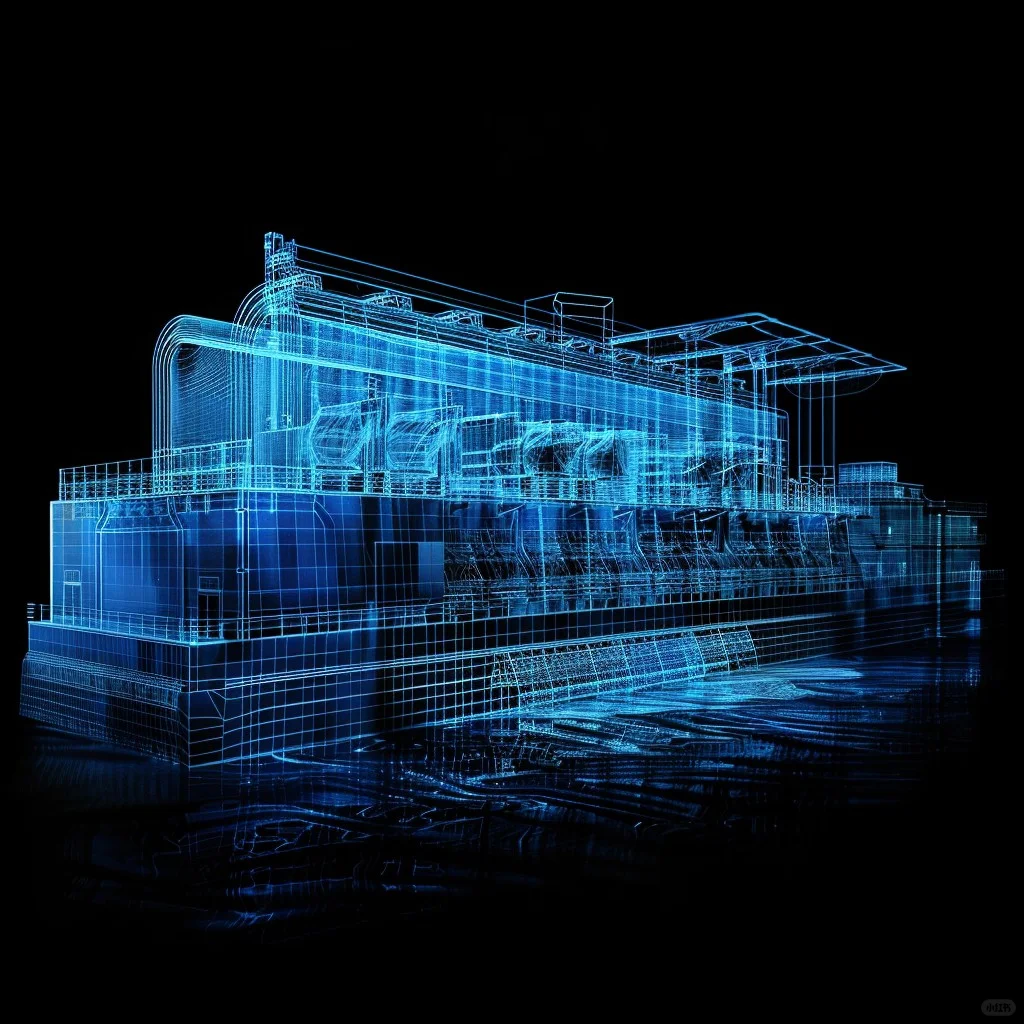 ✨好震撼的美！midjourney在电力能源的运用