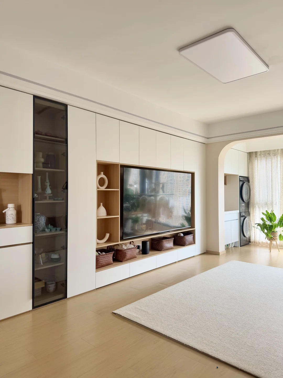 如果你家客厅也有这样一面长墙